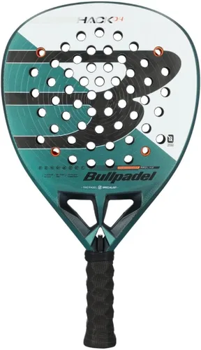 BULLPADEL Pala de pádel HACK 04 Paquito Navarro | Pala Padel Profesional en Forma Diamante | TriCarbon 3D & MultiEva Core | Aerodinámica Canal Total