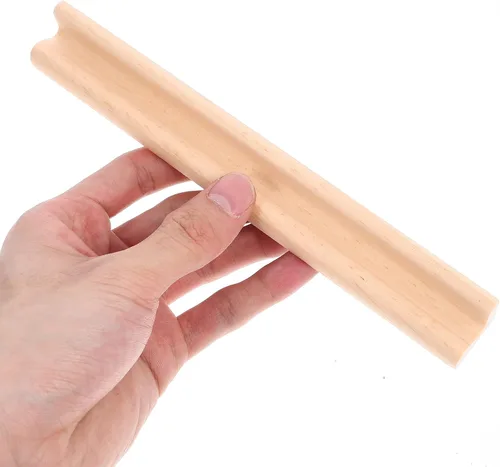 Miniatura 8 de 4 bandejas de dominó de madera y soportes para azulejos de dominó, bases del alfabeto, adornos de bricolaje, accesorios de juego de 7.48 x 0.90 x