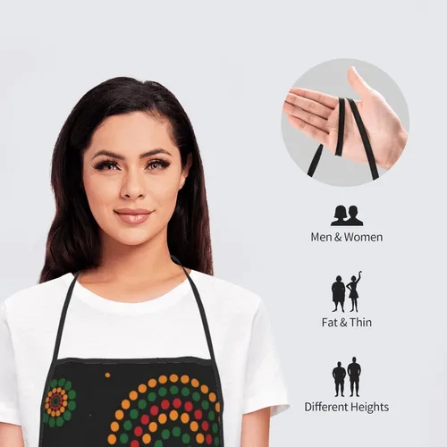 Miniatura 6 de I Am Black History Month Delantal para mujeres y hombres, delantales ajustables para decoración de cocina, cocina, fiesta de vacaciones