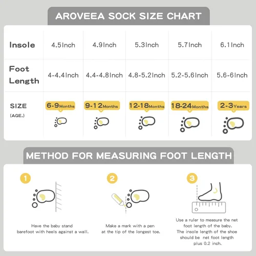 Miniatura 2 de Bearbay Calcetines para bebé, suela de goma, antideslizantes, para interiores, unisex, recién nacidos, niños y niñas
