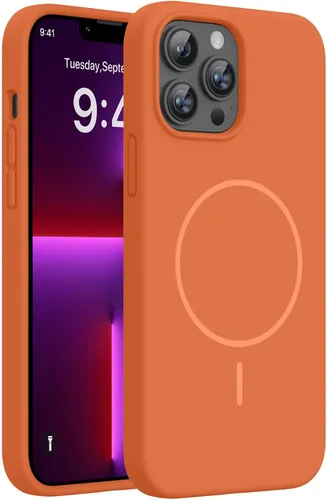 Miniatura 310 de Miracase Funda diseñada para iPhone 13, con protector de pantalla de vidrio templado, forro de microfibra suave antiarañazos, funda de goma