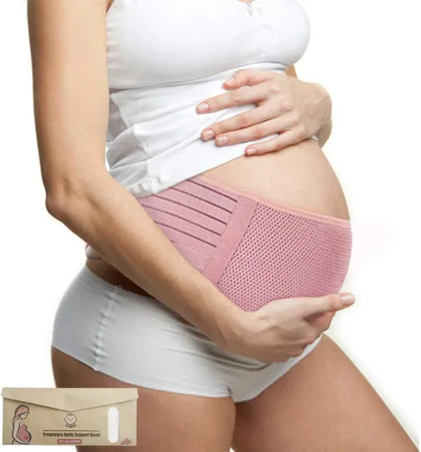 Miniatura 8 de SIYWINA Cinturón de maternidad Cinturón de apoyo para embarazo, banda de apoyo abdominal, correa de apoyo abdominal para el vientre y la espalda