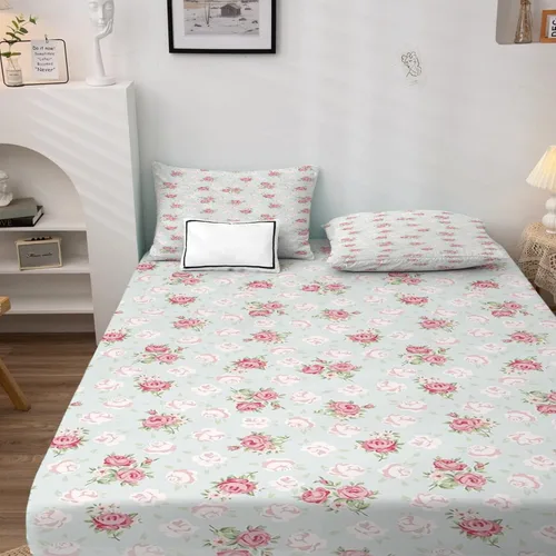 Miniatura 2 de NOGAWA Juego de sábanas de flores tamaño California King, sábanas con estampado botánico floral, sábanas y fundas de almohada de 4 piezas, sábana