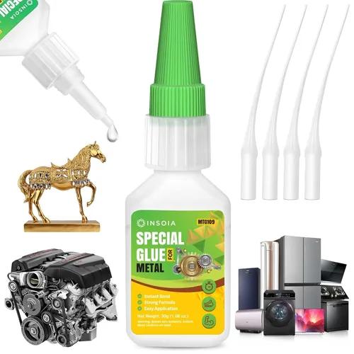 Miniatura 18 de Pegamento para vidrio, 0.71 onzas (0.71 oz), pegamento transparente para reparación de vidrio, adhesivo de vidrio de fijación rápida, resistente