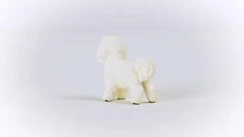 Miniatura 5 de Schleich Farm World - Figura de perro de juguete Bichon Frise - Juguetes de animales de granja para niños y niñas - Niños a partir de 3 años