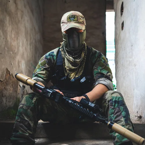 Miniatura 8 de OneTigris Pasamontañas de malla, máscara táctica Ninja con protección facial completa para exteriores