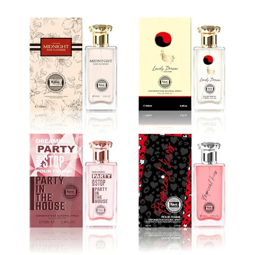 Miniatura 22 de Hybrid & Company Mujer 4 unids Black Opinion La Vie En Rose Paris Para Su Primavera Floración Perfume Natural Spray Fresco Fragancia