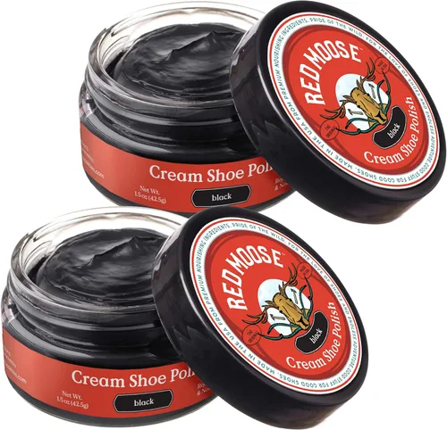 Miniatura 9 de RED MOOSE Crema para botas y zapatos - Kit de pulido para zapatos de cuero - Haz que tus zapatos brillen - Fabricado en los EE.UU