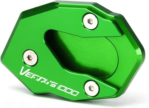 Almohadilla de extensión de pie lateral para Kawasaki para VERSYS 1000 SE para Versys 1000SE 2019 2021 2023 (color : verde)