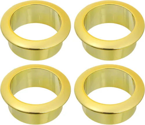 Miniatura 10 de uxcell 4 ojales de nailon de 0.98 pulgadas (0.984 in), cubierta de agujero para cable de plástico, organizador de cables para gabinete de escritorio