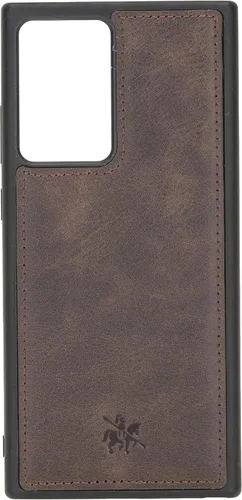 Miniatura 210 de Venito Lucca - Funda de piel compatible con Samsung Galaxy Note 10 (6,3 pulgadas), extra segura, con cubierta trasera acolchada, cocodrilo negro
