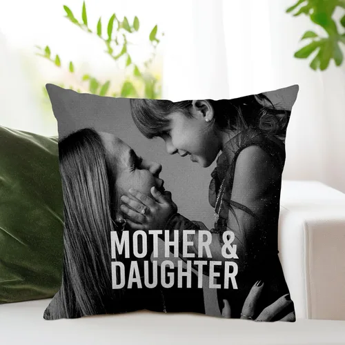 Miniatura 2 de FrameStory Almohada personalizada con fotos y texto, totalmente personalizable con tus imágenes y mensajes, almohada de decoración del hogar