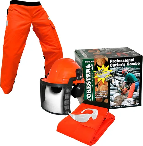 Miniatura 6 de Forester OEM FORCHG Combo profesional de corte para silvicultura, con casco.