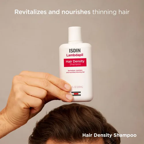 Miniatura 3 de ISDIN Lambdapil Champú para la pérdida del cabello, revitaliza y nutre el cabello adelgazante para un cabello más grueso y completo, 6.7 onzas