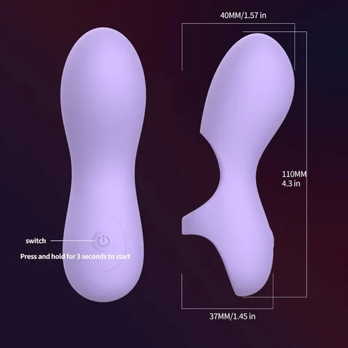 Miniatura 7 de Vibrador intenso de dedos para parejas, potente juguete de estimulación sexual para mujeres con sensación de pezón y clítoris, herramientas