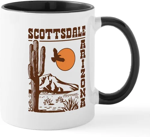 Miniatura 18 de CafePress Scottsdale Arizona - Taza de café de cerámica (11 oz), 11.0 fl oz Blanco - Taza Scottsdale Arizona
