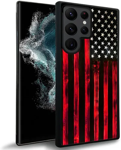 Miniatura 10 de DJSOK Funda para Samsung Galaxy S22 Ultra, diseño de patrón de lujo, a prueba de golpes, resistente, fundas para hombre y mujer, diseño clásico