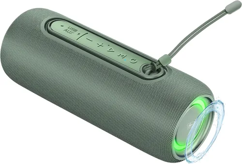 Miniatura 14 de Fisher Altavoces Bluetooth portátiles, altavoces con clip Bluetooth inalámbricos, altavoz impermeable IPX5, altavoz Bluetooth de potencia máxima