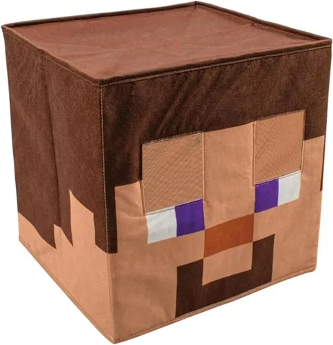 Miniatura 6 de Disguise Máscara de cabeza de bloque de Minecraft, accesorios oficiales del disfraz de Minecraft, máscara de disfraz de tamaño único Jack O'Lantern