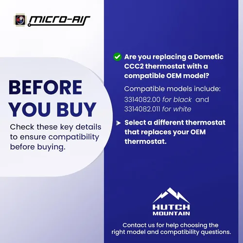 Miniatura 8 de MICRO-AIR EasyTouch - Termostato digital de repuesto para autocaravana, programable y confiable, habilitado para WiFi y Bluetooth, termostato