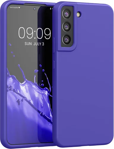 Miniatura 78 de kwmobile Funda compatible con Samsung Galaxy S22 - Funda de silicona TPU con acabado suave - Blue Reef