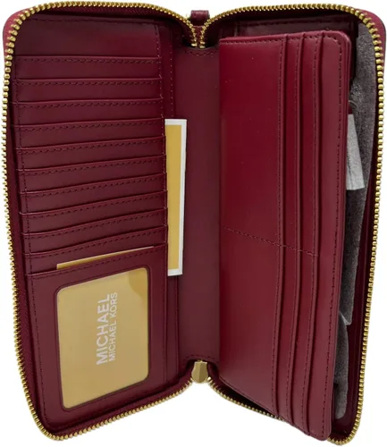 Miniatura 4 de Michael Kors Jet Set - Cartera de viaje grande continental de morera mulberry Bolso de hombro