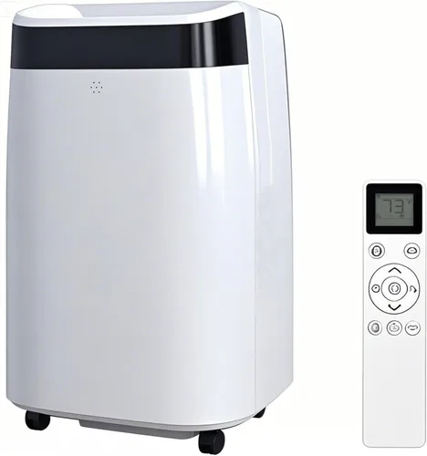 Jojoka Aire acondicionado portátil con control remoto, CA portátil de 10000 BTU para habitación, dormitorio, oficina con secado, ventilador, modo de