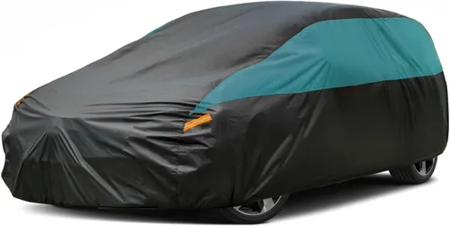 Miniatura 10 de GUNHYI Cubierta impermeable para automóvil para todo clima, ajuste universal Tesla Model S, Audi A6/A7/A8, Dodge Charger, Mercedes Benz Clase S S500