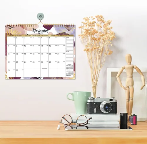 Miniatura 6 de Calendario de pared 2026 – 11 x 8.5 pulgadas, calendario 2026, calendario mensual de pared 2026 de enero de 2026 a diciembre de 2026, calendario