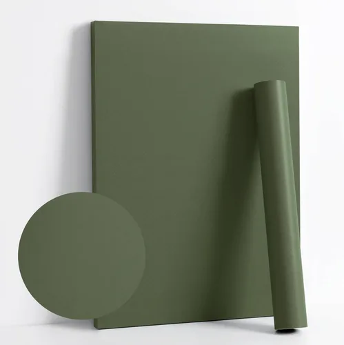 Dimoon - Papel tapiz de 236 x 15.7 pulgadas, diseño piel verde, papel de contacto para despegar y pegar, papel tapiz autoadhesivo moderno,
