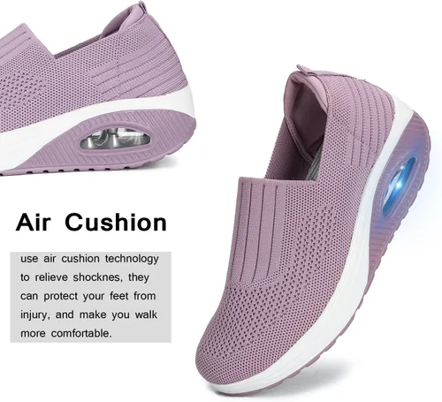 Miniatura 2 de Touchmosees Women Slip-on Walking Shoes