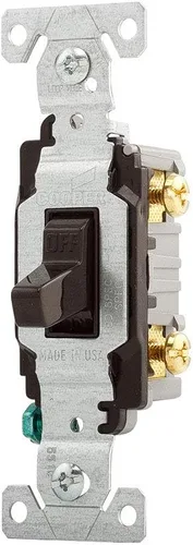 Miniatura 2 de Eaton CS220B - Interruptor de palanca de doble polo de 20 amperios, color marrón