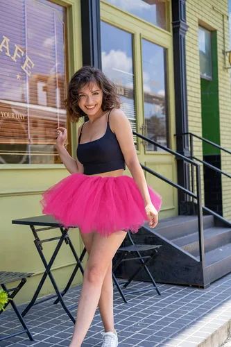 Miniatura 40 de Simplicity - Falda tipo tutú clásica de 5 capas para mujer