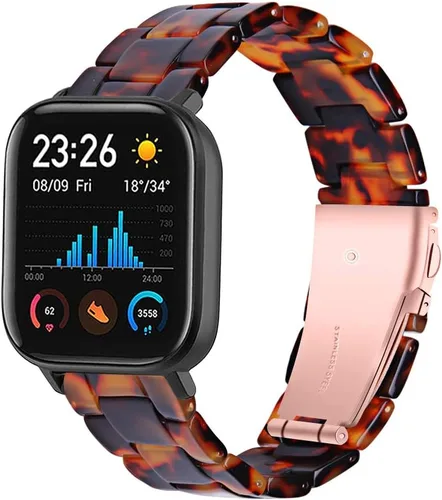 Miniatura 20 de FitTurn Bandas de resina compatibles con Amazfit Bip 6/Bip 5/Pace/Cheetah/Stratos 2 3/GTR 4/GTR 3/GTR 3 Pro/GTR 2/GTR 2e/GTR 1.850 in Reloj