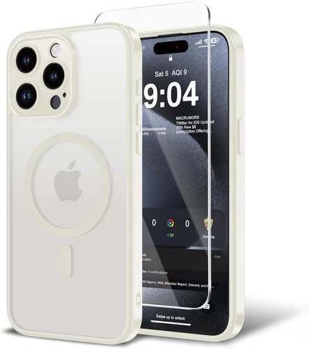 Miniatura 57 de Funda para iPhone 11 con protector de pantalla, compatible con MagSafe, ultra delgada, translúcida, mate, a prueba de golpes, color negro