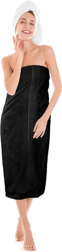 Miniatura 9 de Utopia Towels - Lujosa toalla de baño jumbo, 2 unidades - 600 g/m², 100% algodón hilado en anillo, toalla extragrande altamente absorbente y de Negro