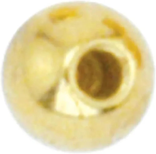 Miniatura 18 de Beadalon Tapas de alambre de memoria, 0.197 in / .197 in, redondas, color dorado, 10
