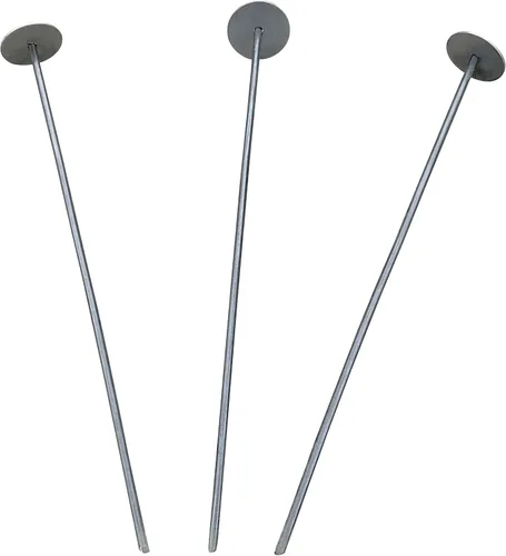 Miniatura 7 de Sandbaggy Pasadores superiores circulares de 12 pulgadas, fabricados en Estados Unidos, acero de calibre 6 de grado industrial, ideal para suelos