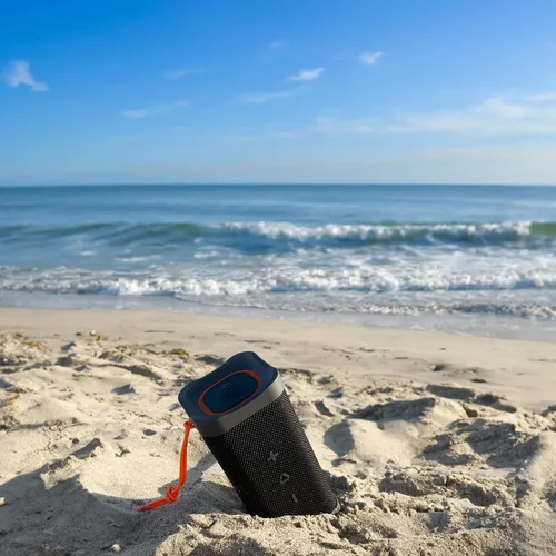 Miniatura 5 de Skullcandy Terrain XL - Altavoz Bluetooth Inalámbrico IPX7, Altavoz Portátil Impermeable, Batería de 18 Horas, Correa de Muñeca de Nylon, Estéreo
