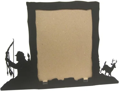 Miniatura 12 de Innovative Fabricators, Inc. Marco de fotos de caza, caza de arco de ciervos, retrato de 3.5 x 5 pulgadas, fabricado en Estados Unidos