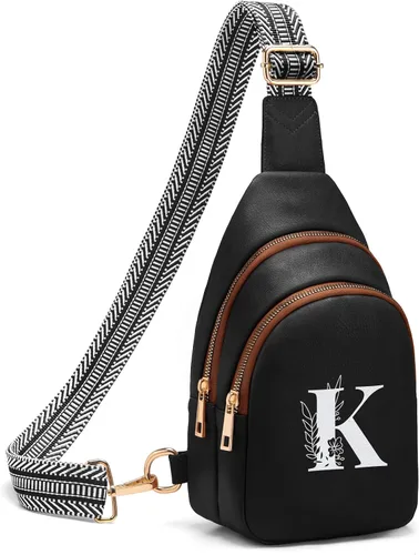 Miniatura 30 de Viverte Bolsas Cruzadas para Mujeres Bolso de Hombro Inicial Riñoneras Personalizadas Regalos para Mamá Mujer Esposa