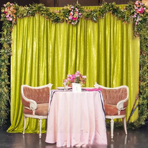 Miniatura 29 de DUOBAO Cortinas de lentejuelas 2 paneles de 2 x 8 pies, cortina de fondo con purpurina arcoíris para fiestas de Navidad, cortinas de secuencia