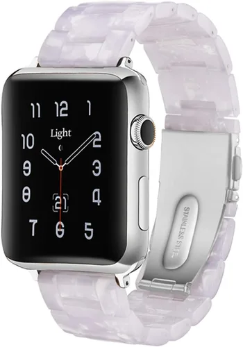 Miniatura 12 de Bandas para Apple Watch Light House - Correas de resina ligera de moda para iWatch para mujeres y hombres 38mm/40mm/41mm/42mm (Series 11 10)