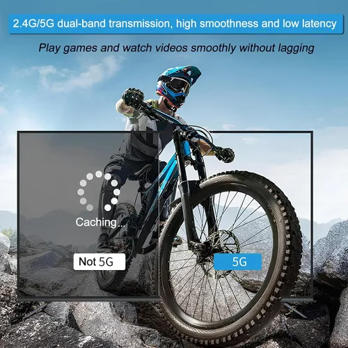 Miniatura 7 de Transmisor y receptor HDMI inalámbrico 4K, rango de 500 pies/150M, Plug and Play 2.4G/5G Kit de extensor HDMI inalámbrico para transmisión de video