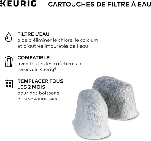 Miniatura 5 de Keurig Cartuchos de repuesto para filtro de agua, cartuchos de filtro de agua reemplazables, compatibles con cafeteras de cápsulas K-Cup 2.0