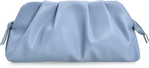 Miniatura 26 de CHARMING TAILOR Bolso tipo sobre elegante de cuero vegano suave con pliegues de PU para mujer