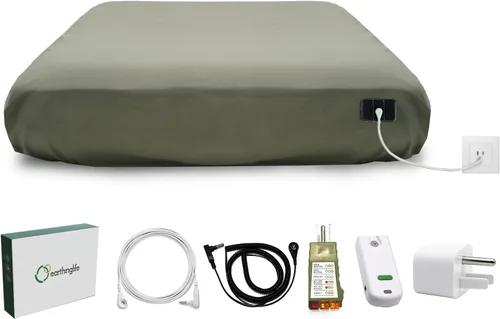 Miniatura 12 de Kit de Sábana Bajera con Conexión a Tierra Connect to The Earth's Energy Bolsillo de 15 Pulgadas de Profundidad Sábanas de Cama con Conexión a