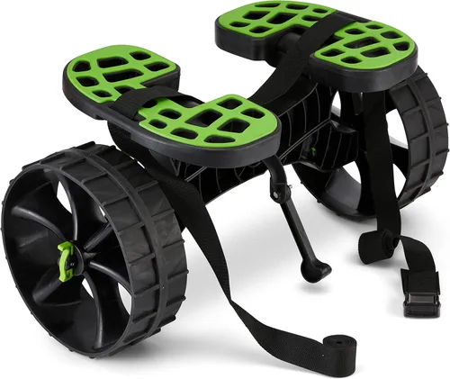 Ulticor Carrito de kayak, ruedas sin pinchazos, se monta y desmonta en cuestión de segundos, fácil de almacenar, no requiere herramientas, carrito