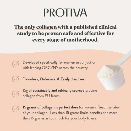 Miniatura 5 de Protiva Thrive - Polvo de colágeno sin sabor para mujeres, 16 onzas (15.87 oz), péptidos de colágeno seguros y eficaces y suplementos de colágeno
