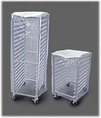 Miniatura 5 de New Star Foodservice 36534 Cubierta para Estante de Bandejas de Horno/Bandejas de Pan de Grado Comercial, Plástico, 10 Niveles, 28" L x 23" A x 33